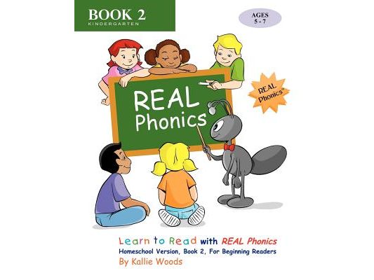 Learn to Read with REAL Phonics, Book 2, Homeschool Version: For Beginning Readers
