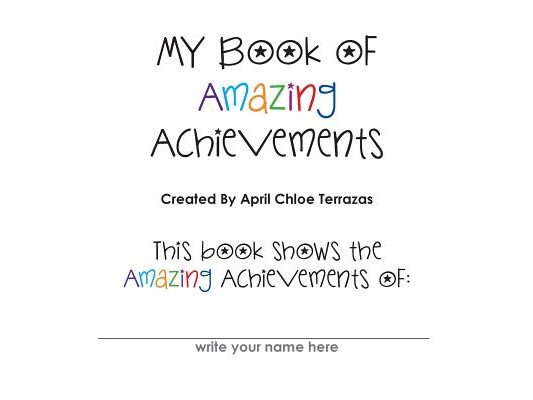 My Book of Amazing Achievements