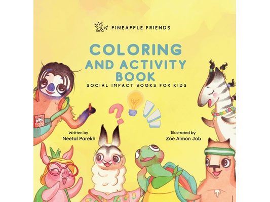Pineapple Friends Coloring and Activity Book: Series Book 4