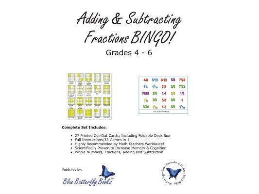 Adding & Subtracting Fractions BINGO!