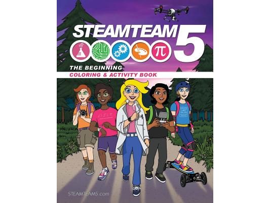 Steamteam5: STEM/STEAM Coloring & Activity Book
