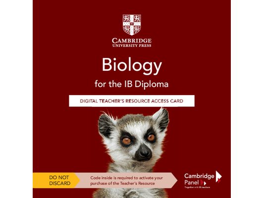 Biology for the IB Diploma Digital Teacher's Resource Access Card