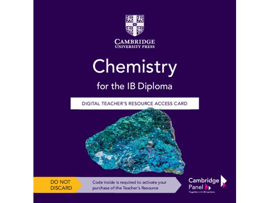 Chemistry for the IB Diploma Digital Teacher's Resource Access Card