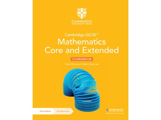 Cambridge Igcse(tm) Mathematics Core and Extended Coursebook with Digital Version (2 Years' Access) [With Access Code]