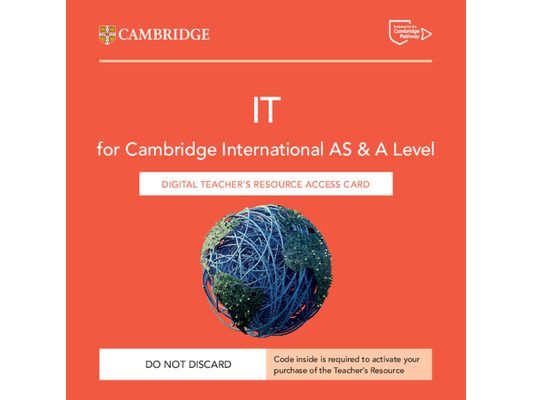 Cambridge International as & a Level It Digital Teacher's Resource Access Card