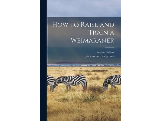 How to Raise and Train a Weimaraner