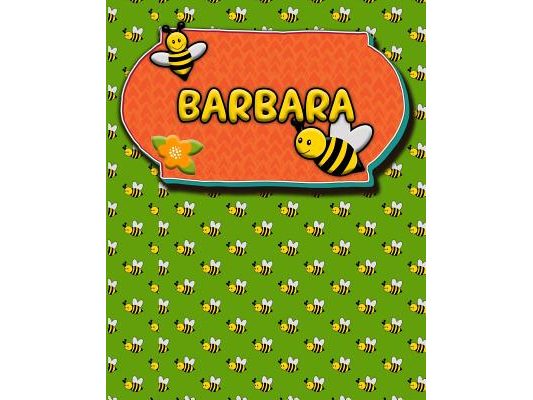 Handwriting Practice 120 Page Honey Bee Book Barbara: Primary Grades Handwriting Book K-2