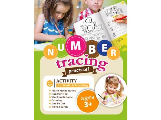 Number Tracing Practice!: Activity for Study & Teaching.