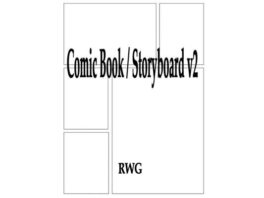Comic Book / Storyboard v2: 100 Pages 8.5" X 11"