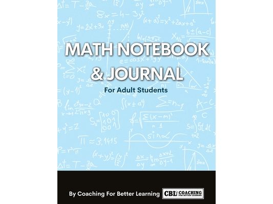 Math Notebook and Journal For Adult Students