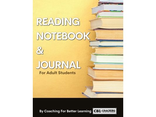Reading Notebook and Journal For Adult Students