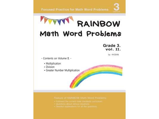 Rainbow Math Word Problems Grade 3. vol. II