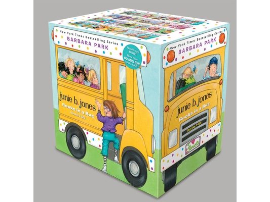 Junie B. Jones Books in a Bus 28-Book Boxed Set: The Complete Collection: Books 1-28