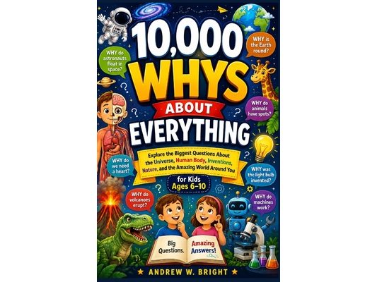 10,000 Whys About Everything for Kids Ages 6-10: Explore the Biggest Questions About the Universe, Human Body, Inventions, Nature, and the Amazing Wor