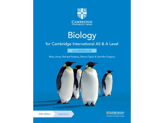 Cambridge International as & a Level Biology Coursebook with Digital Access (2 Years) 5ed