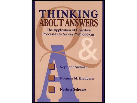 Thinking about Answers: The Application of Cognitive Processes to Survey Methodology