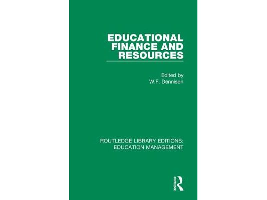 Educational Finance and Resources