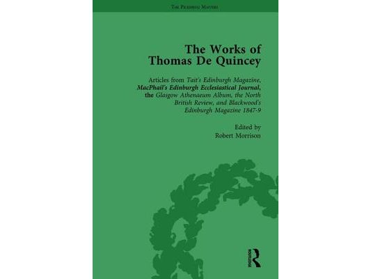 The Works of Thomas de Quincey, Part III Vol 16