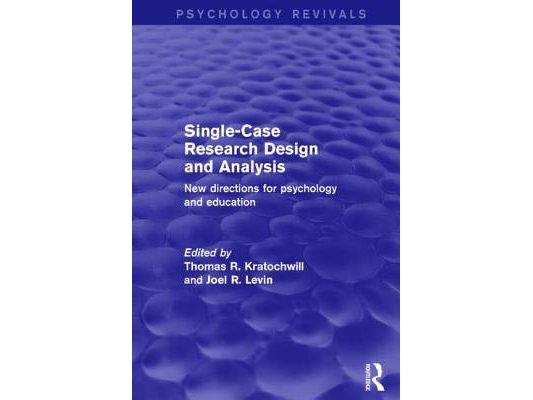 Single-Case Research Design and Analysis: New Directions for Psychology and Education
