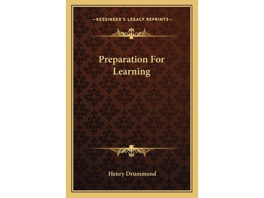 Preparation For Learning