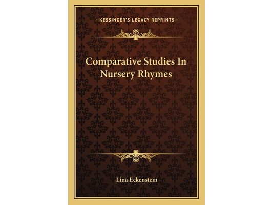 Comparative Studies In Nursery Rhymes