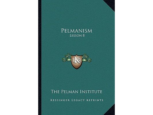 Pelmanism: Lesson 8