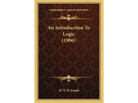 An Introduction To Logic (1906)