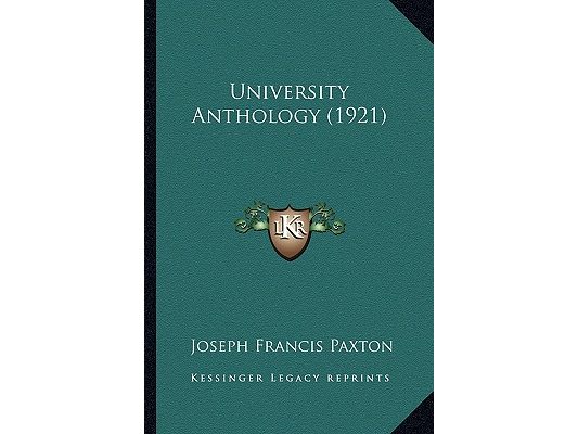 University Anthology (1921)