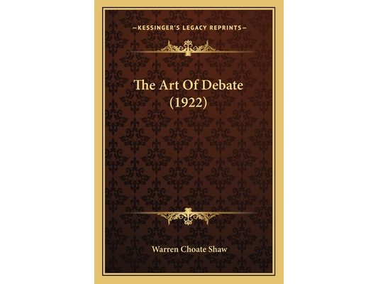The Art Of Debate (1922)