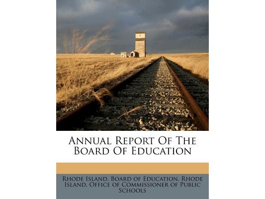 Annual Report of the Board of Education
