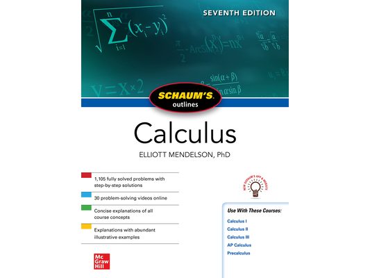 Schaum's Outline of Calculus, Seventh Edition