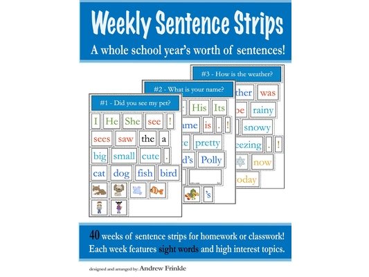 Weekly Sentence Strips