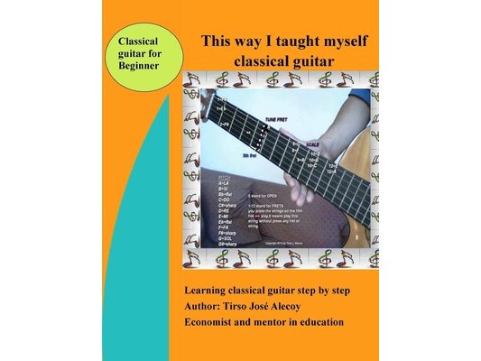 This way I taught myself classical guitar