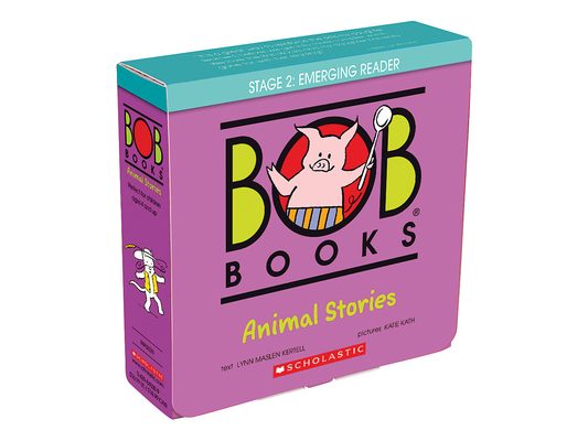 Bob Books - Animal Stories Box Set of 12 Paperbacks Decodable Phonics Books, Ages 4 and Up, Kindergarten (Stage 2: Emerging Reader)