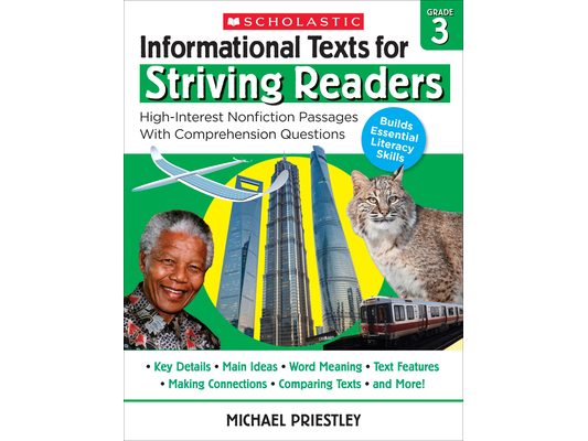 Informational Texts for Striving Readers: Grade 3: High-Interest Nonfiction Passages with Comprehension Questions