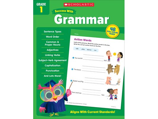 Scholastic Success with Grammar Grade 1 Workbook