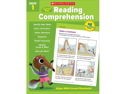 Scholastic Success with Reading Comprehension Grade 1 Workbook