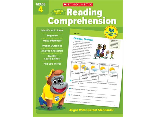Scholastic Success with Reading Comprehension Grade 4 Workbook
