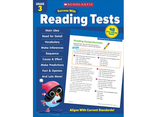 Scholastic Success with Reading Tests Grade 3 Workbook