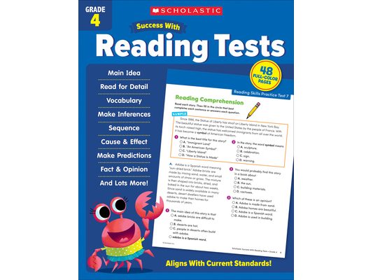 Scholastic Success with Reading Tests Grade 4 Workbook
