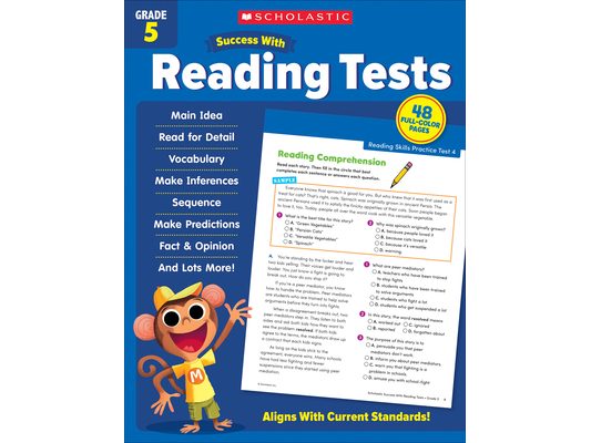 Scholastic Success with Reading Tests Grade 5 Workbook