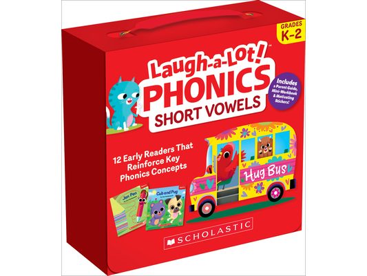 Laugh-A-Lot Phonics: Short Vowels (Parent Pack): 12 Engaging Books That Teach Key Decoding Skills to Help New Readers Soar