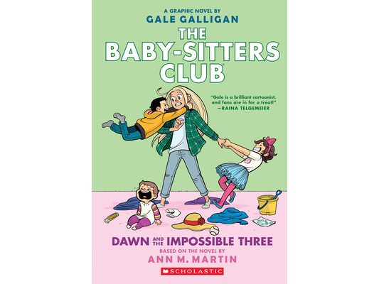 Dawn and the Impossible Three: A Graphic Novel (the Baby-Sitters Club #5)