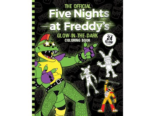 Five Nights at Freddy's Glow in the Dark Coloring Book