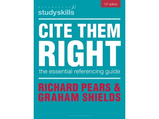 Cite Them Right: The Essential Referencing Guide