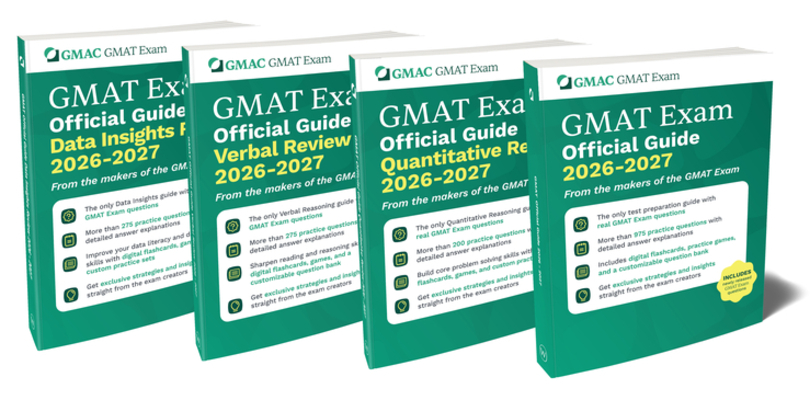GMAT Official Guide 2026-2027 Bundle: Books + Online Question Bank