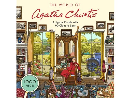 The World of Agatha Christie 1000 Piece Puzzle: 1000-Piece Jigsaw with 90 Clues to Spot