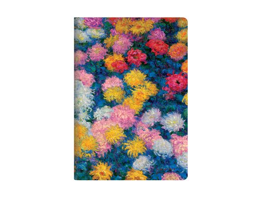 Monet's Chrysanthemums A4 Lined Cahier Notebook, 80pg, 100gsm by Paperblanks (Monet's Chrysanthemums)