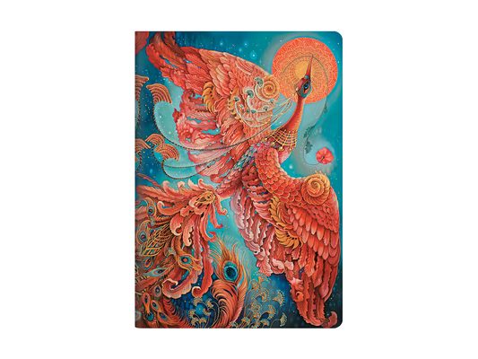 Firebird A4 Dot Grid Cahier Notebook, 80pg, 100gsm by Paperblanks (Birds of Happiness)