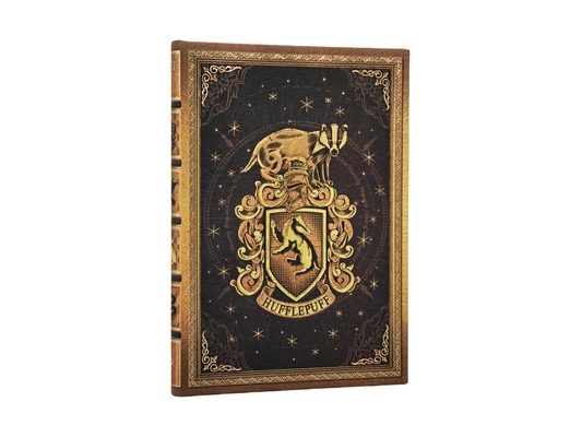 Hufflepuff Journal MIDI Custom Lined Hardcover, 144pg, 120gsm by Paperblanks (Harry Potter Collection)